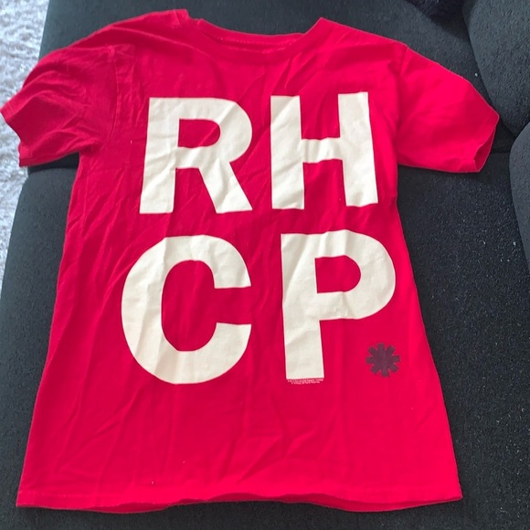 Hanes Tops - Red Hot Chili Peppers Band Short Sleeve T Shirt